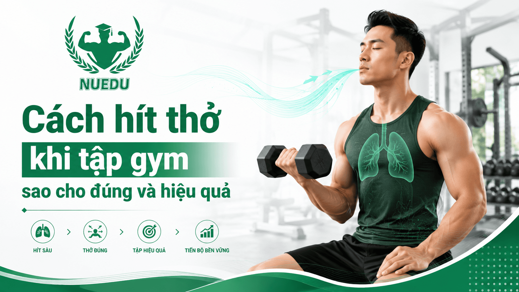 Cách hít thở khi tập gym sao cho đúng và hiệu quả