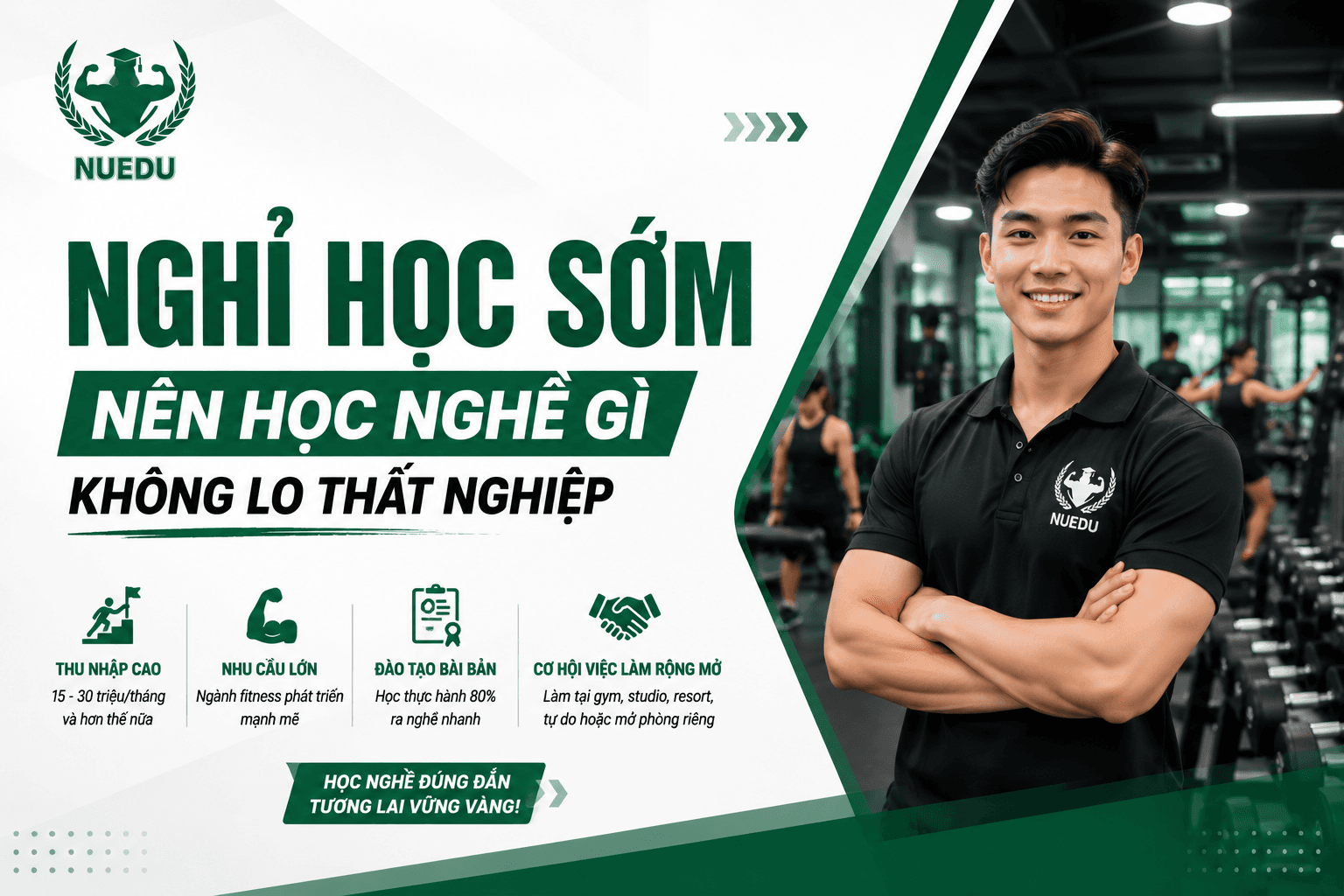 Nghỉ học sớm nên học nghề gì không lo thất nghiệp