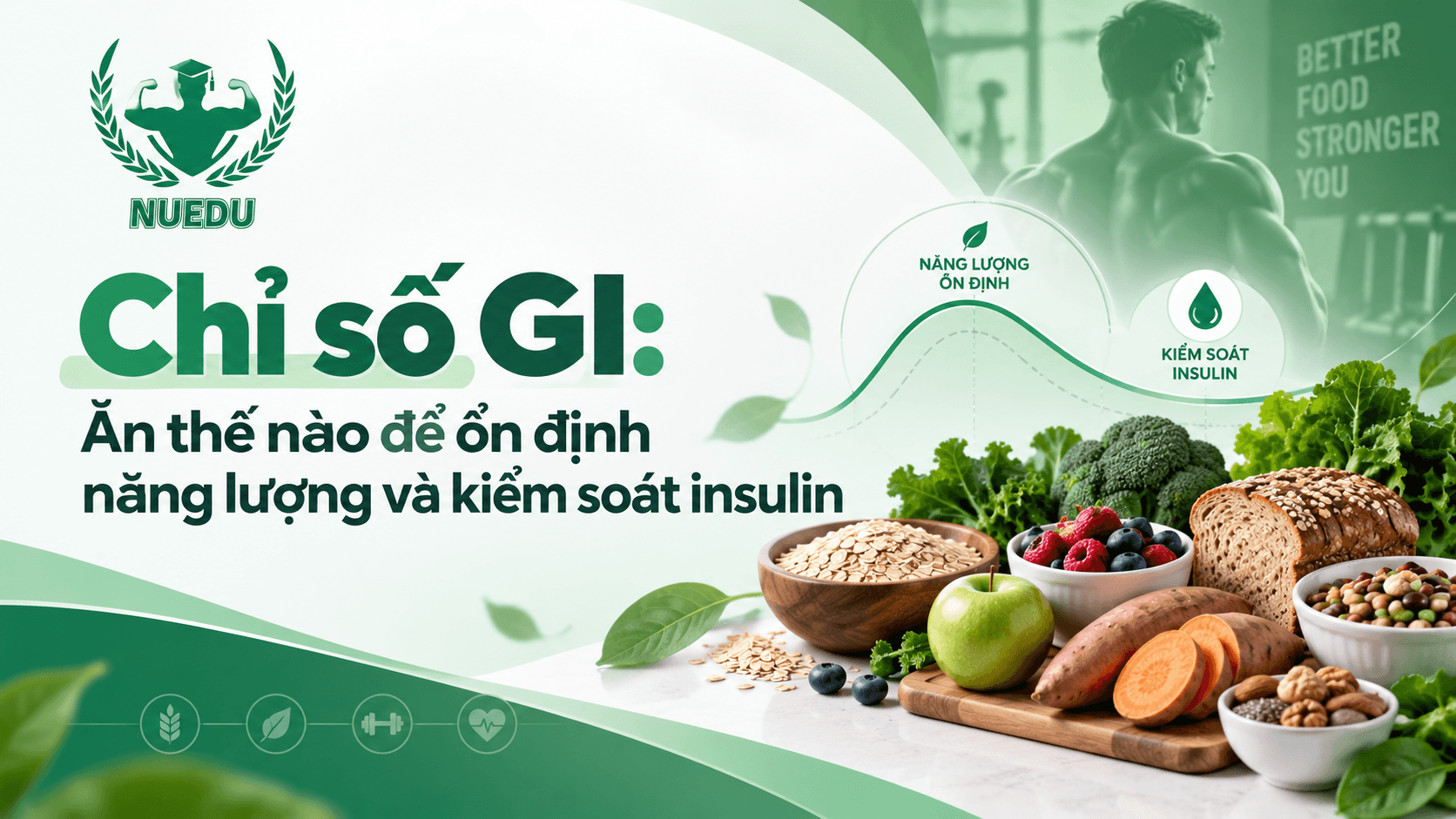 Chỉ số GI: Ăn thế nào để ổn định năng lượng và kiểm soát insulin