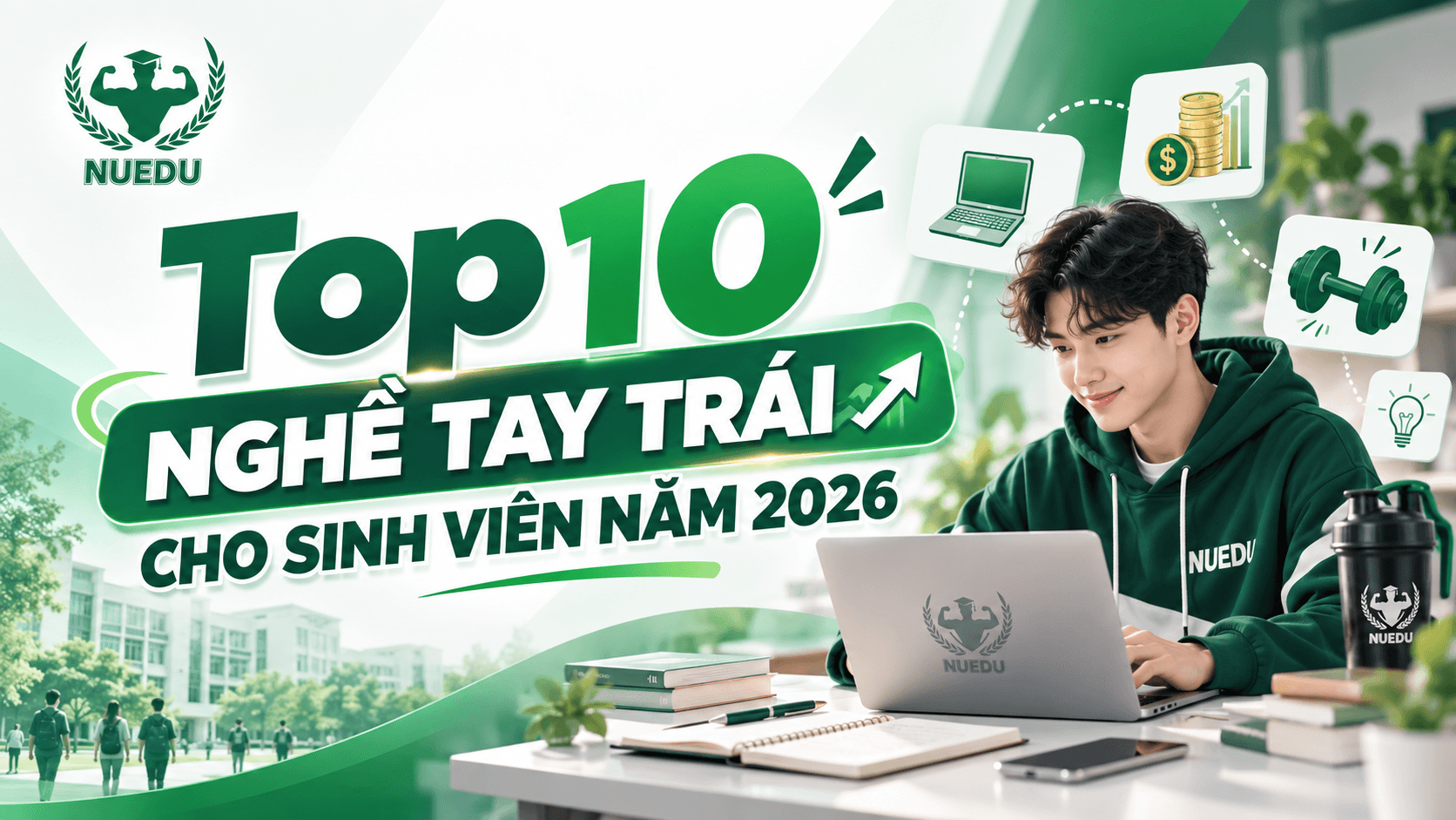 Top 10 nghề tay trái cho sinh viên năm 2026
